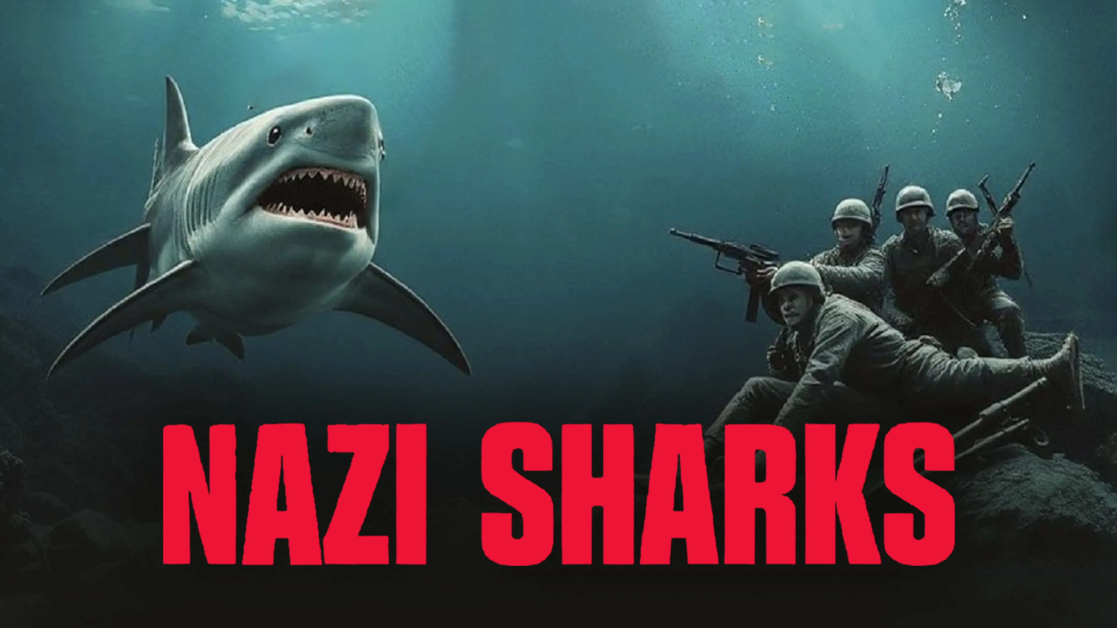 Nazi Sharks poster
